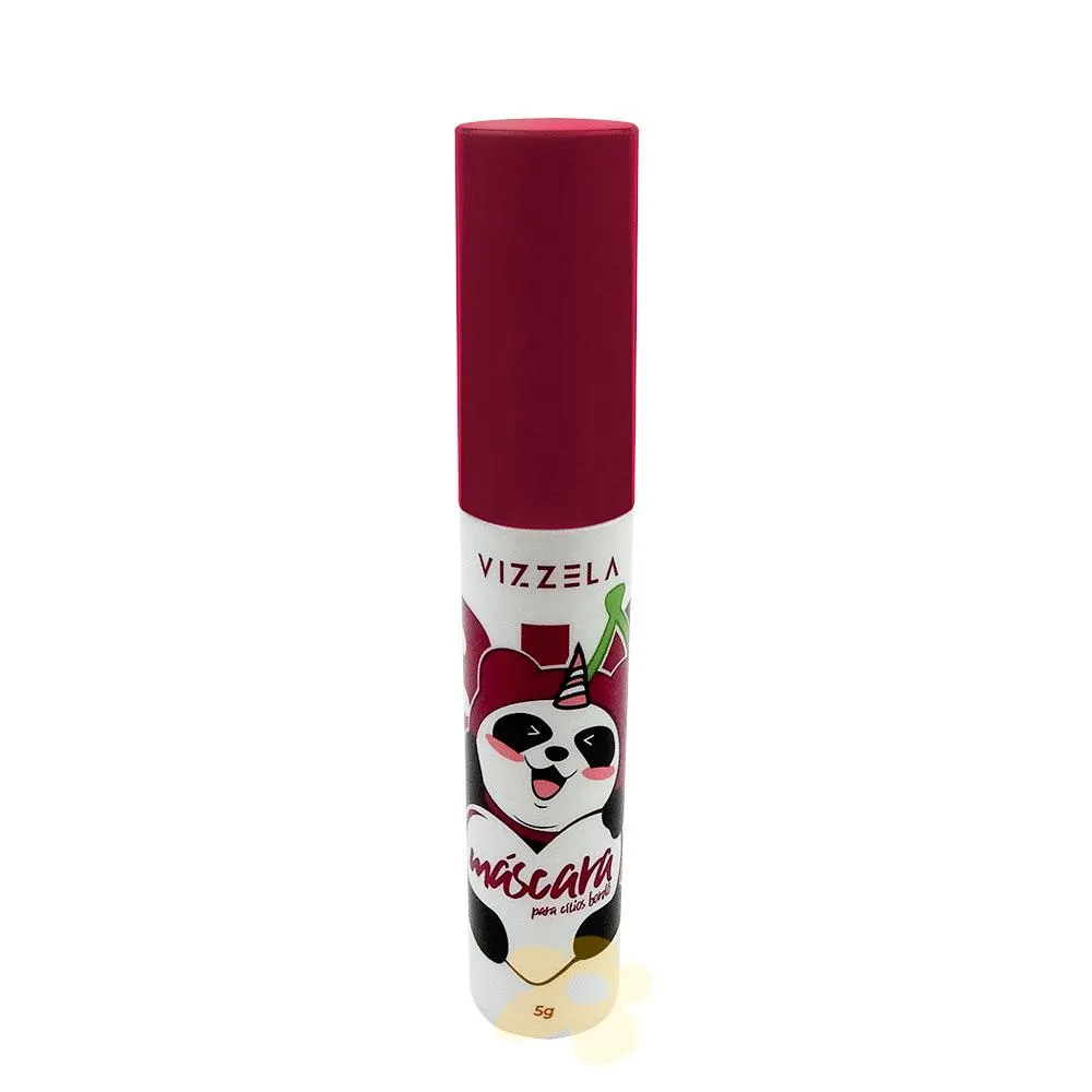 Máscara para Cílios Bordô | Big No Panda Cherry | Vizzela
