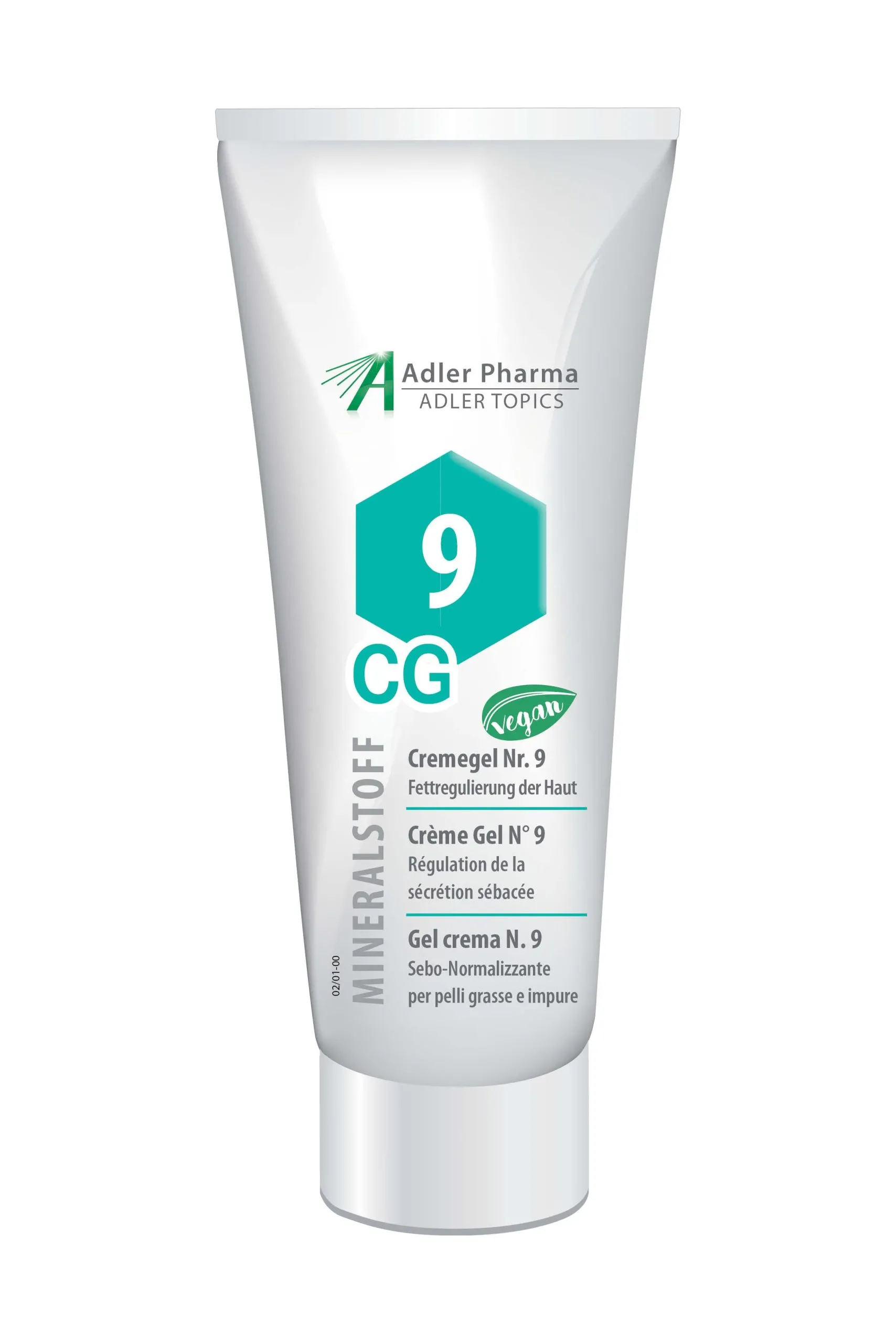 Gel de creme de minerais No.9 50 ml