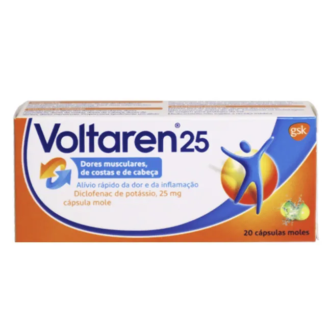 Voltaren 25mg x 20 Cápsulas Moles