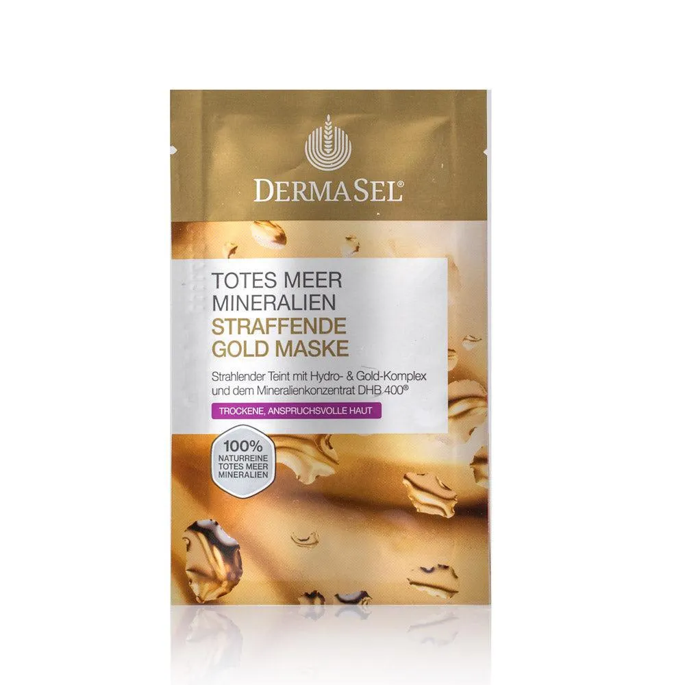 Máscara de ouro do mar morto de dermaasel 12 ml