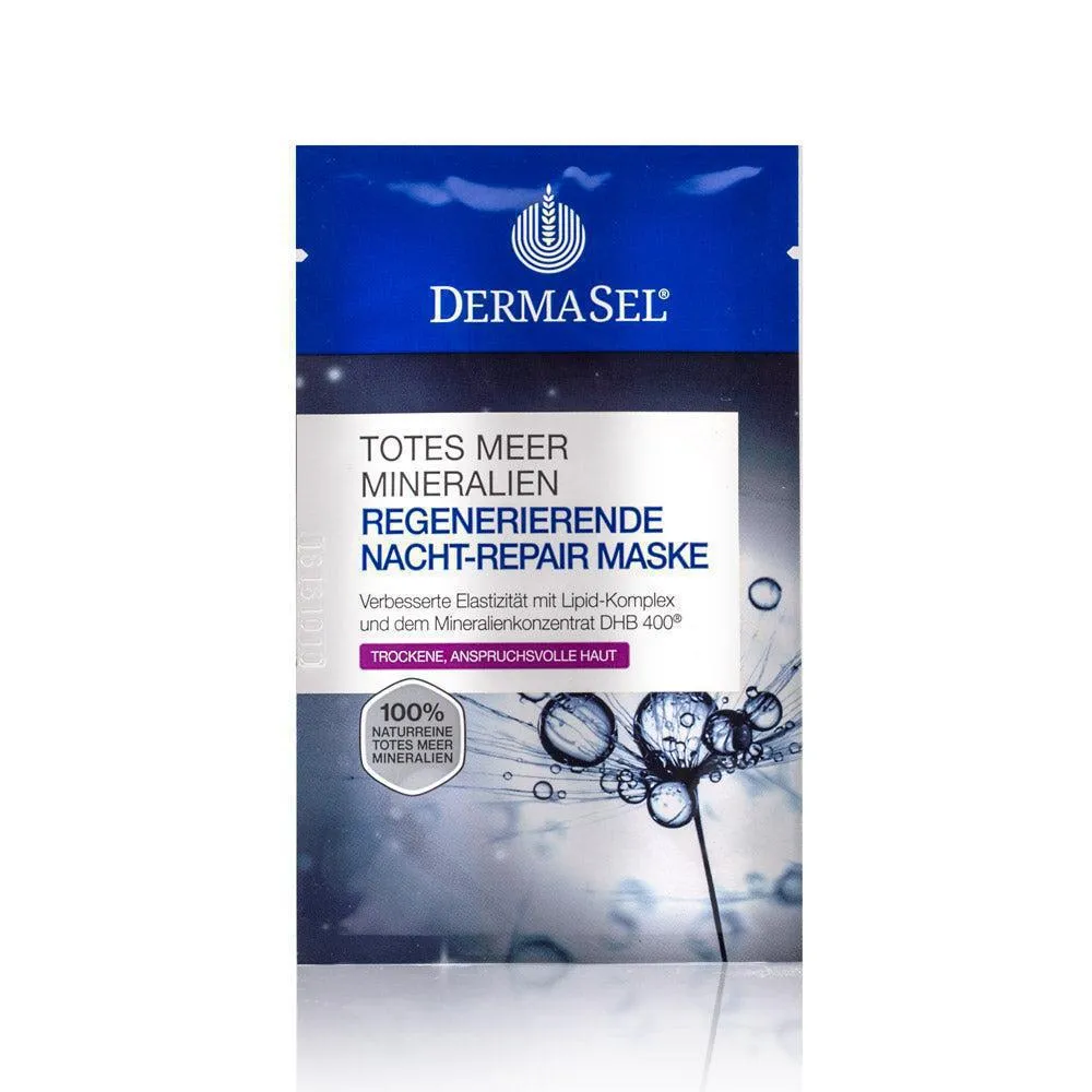 Máscara de reparo da noite do mar morto Dermasel 12 ml