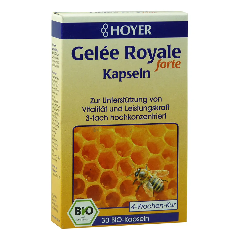 Cápsulas de geléia real de Hoyer Royal 30 PCs