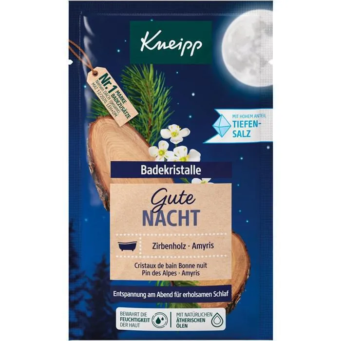 Cristais de banho de Kneipp - boa noite 60 g