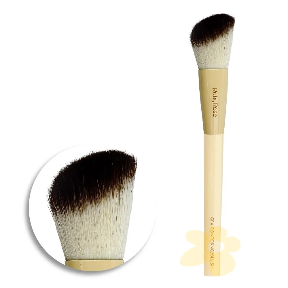 GF4 Pincel de Contorno e Blush | Linha Glass | Ruby Rose