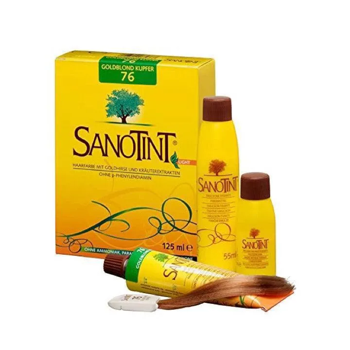 Sanotint Hair Dye Luz sensível a 125 ml - 076 cobre loira de ouro