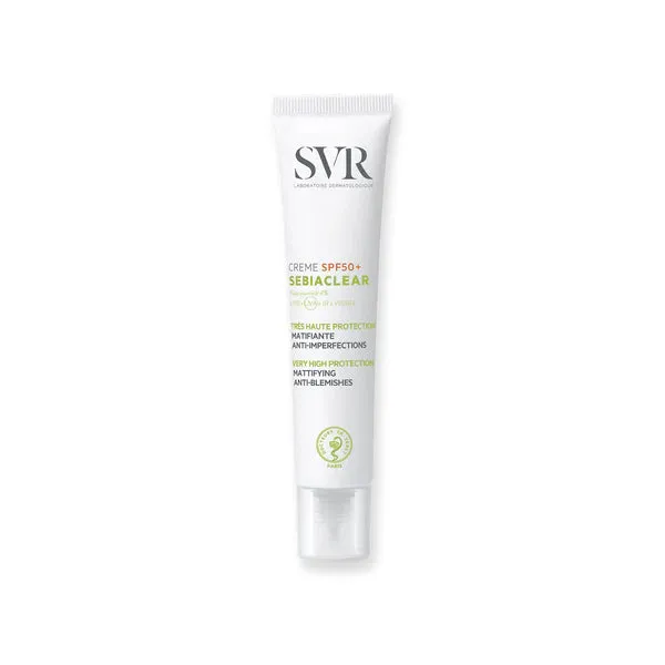 SVR Sebiaclear Creme SPF50+ 40 mL – Protetor Solar Anti-Imperfeições
