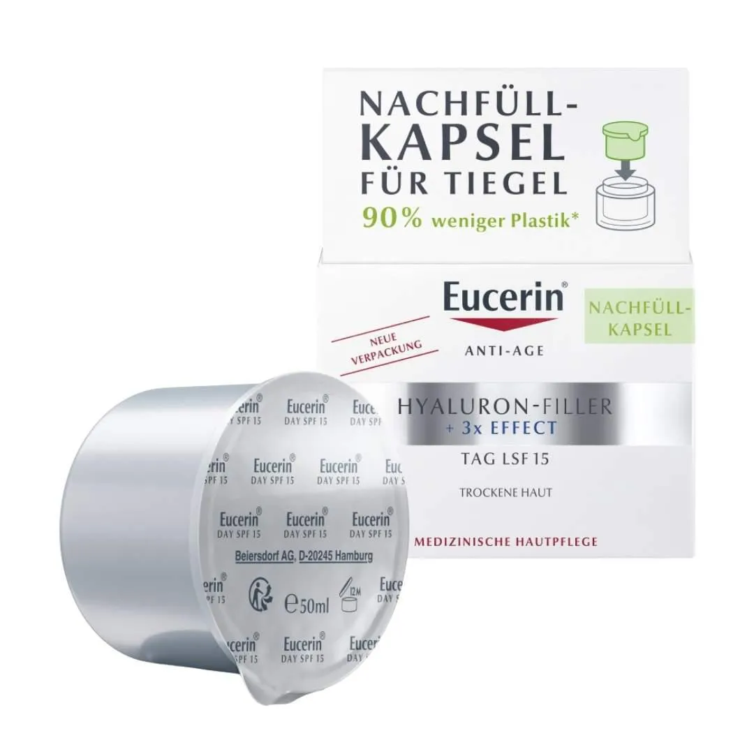 EUCERINA ATE AGEM HYALURON-FILLER DIA CREM CRAMPO DE PELE SECO RECILLE 50 ML