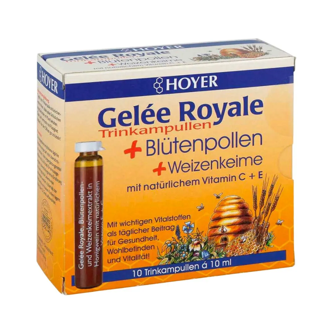 Gelinha Royal Hoyer, pólen, trigo 10x10 ml