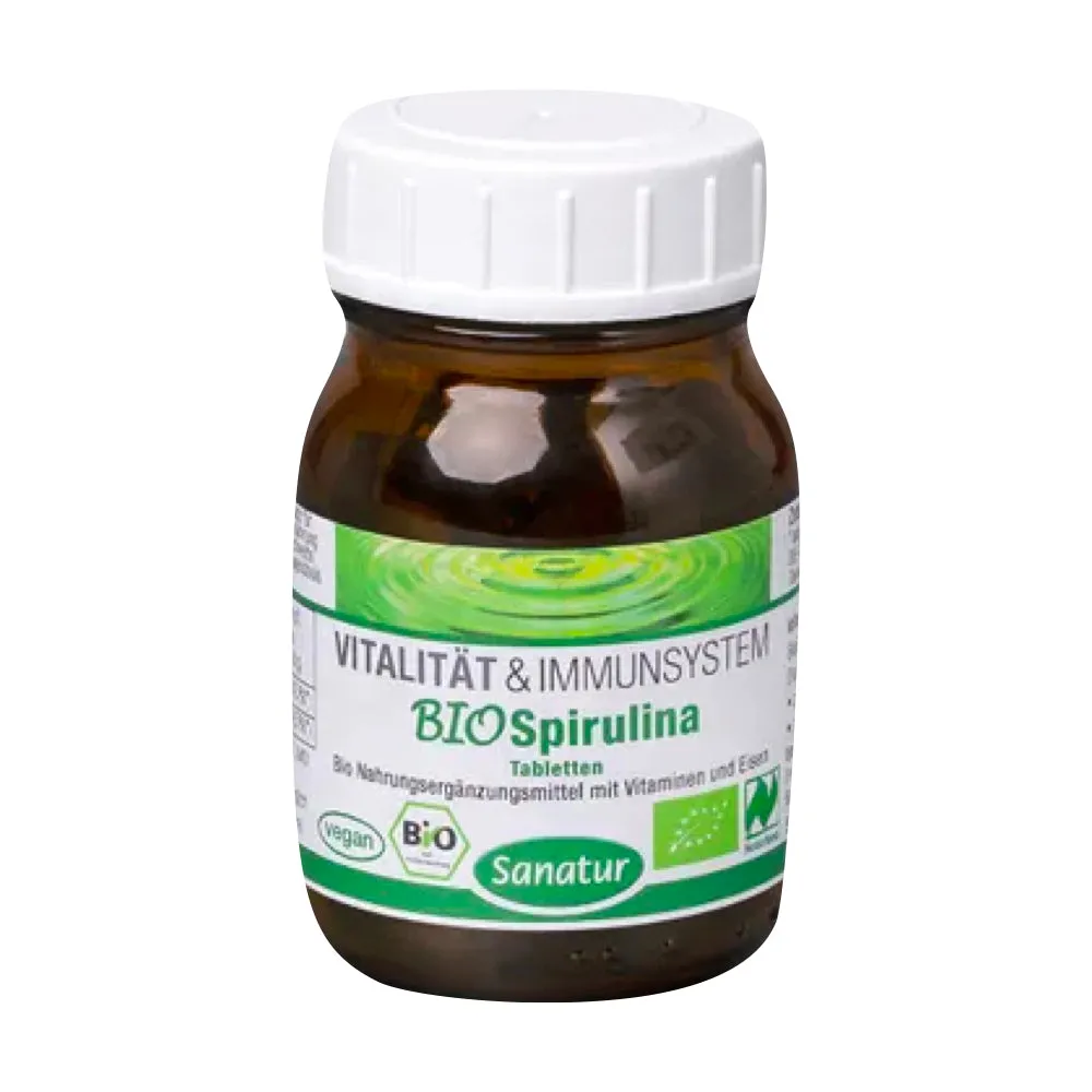 Allcura Sanatur Organic Spirulina Tablets 100 guia