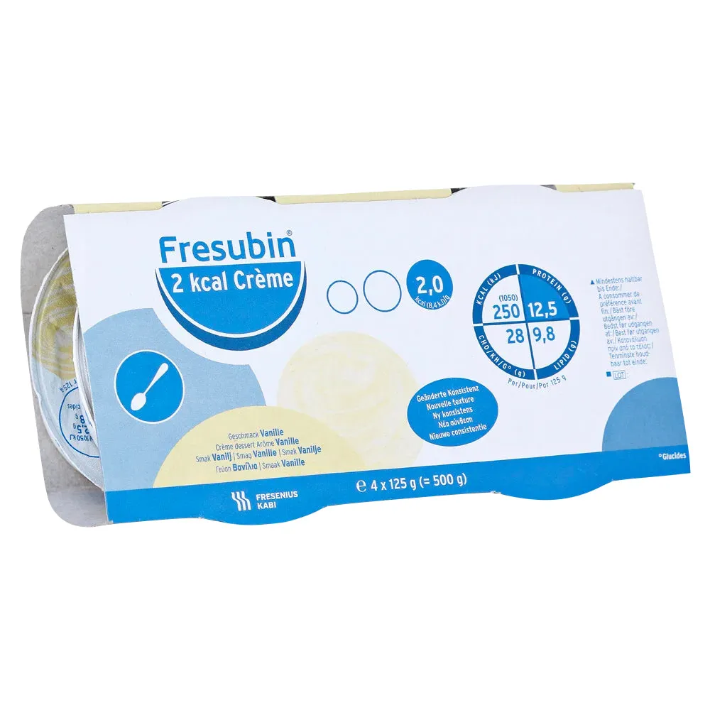 Fresubina 2 kcal creme baunilha 4 x 125 g
