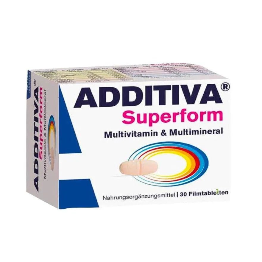 Additiva Superform Multivitamin & Multimineral Tablets 30 Tab