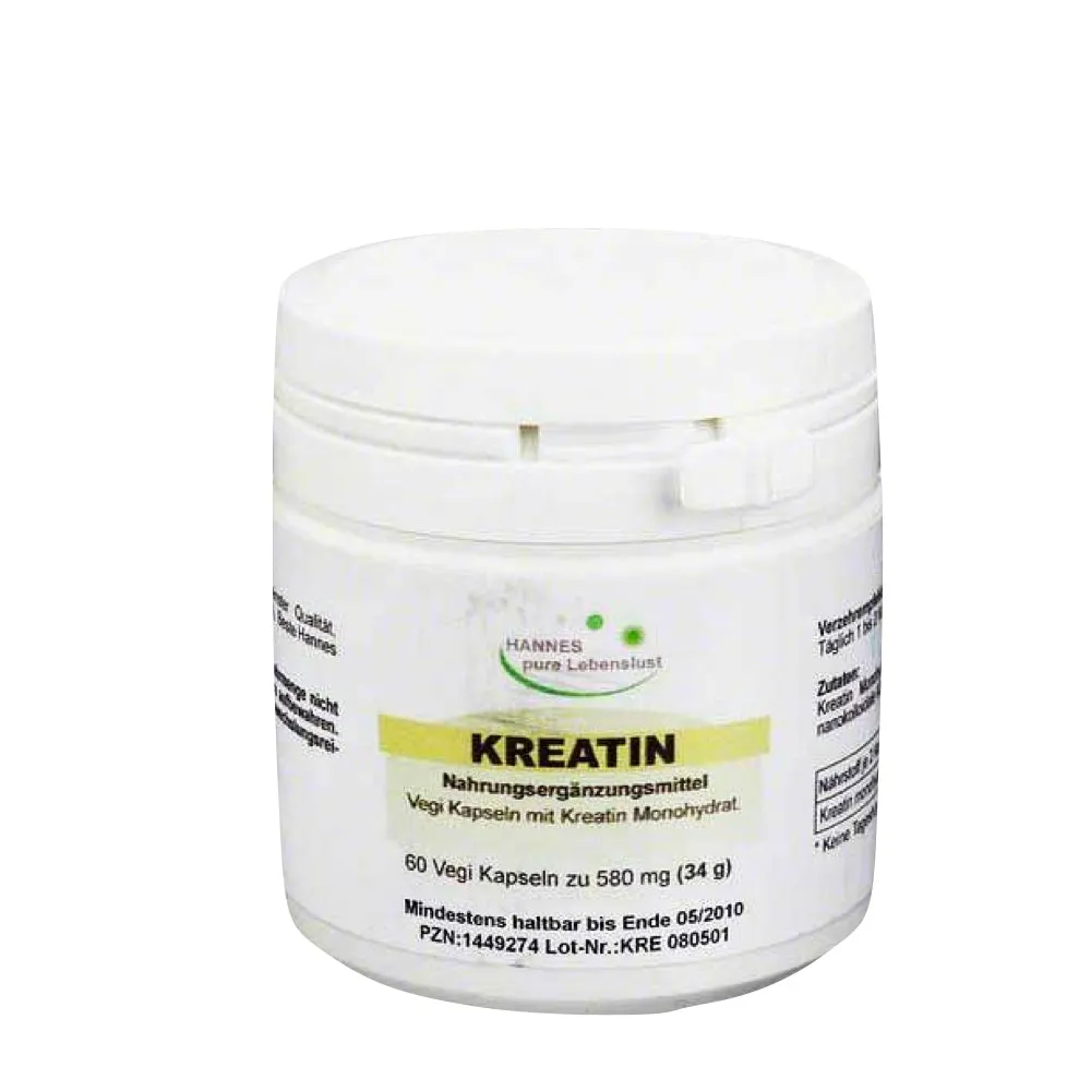 Cápsulas Vegi Creatina Pure Hannes Pure 60 Cap