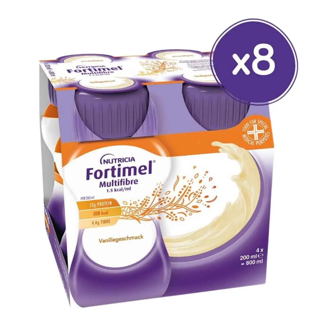 Fortimel Multifibre 1,5 Kcal Vanilla Sabor 32x200 ml