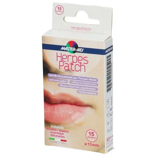 Mestre Aid Herpes Patch para feridas a frio 15 PCs