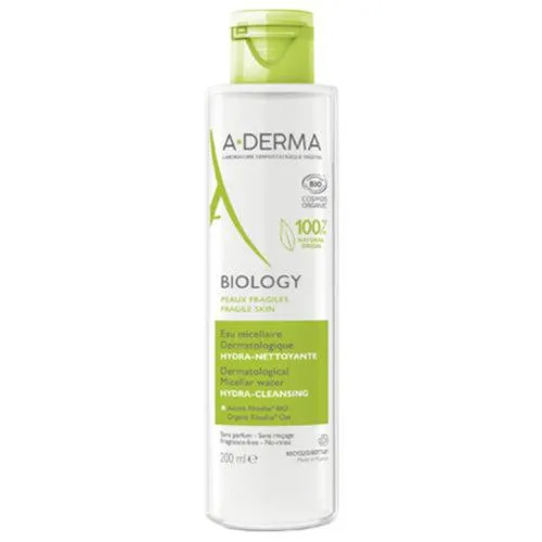 A-Derma Biologia Hidratante Dermatológica Micelar Água 200 ml