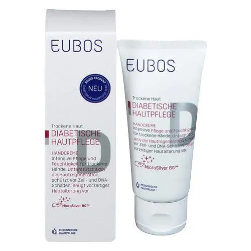 Cuidados com a pele diabéticos Eubos 50 ml