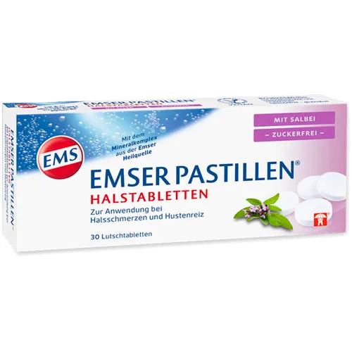 Lozenges de garganta pastellen emer