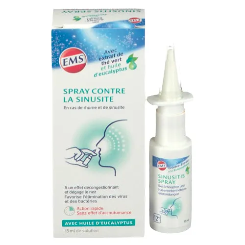 Spray sinusite emerr com eucalipto Óleo 15 ml