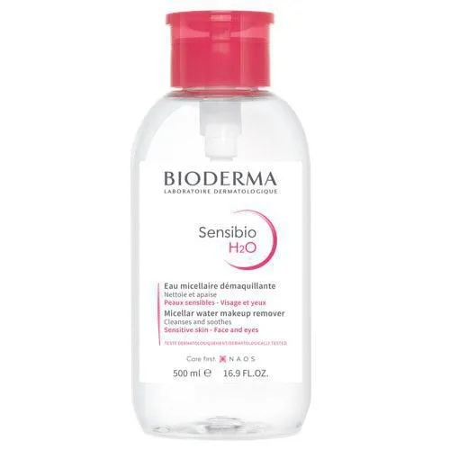 Bioderma sensibio h2o miceller solução 500 ml - garrafa de bomba