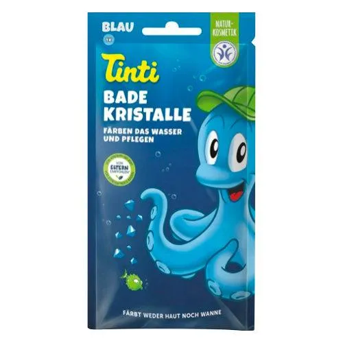 Cristais de banho tinti azul 60 g