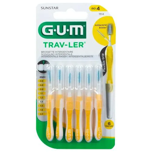 Goma Trav-Ler Bruscos interdental de 1,3 mm Fir 6 PCs