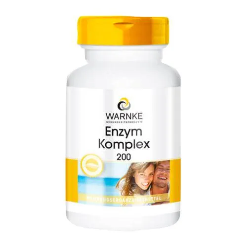 Warnke Enzyme Complex 200 Capsules 100 Cap