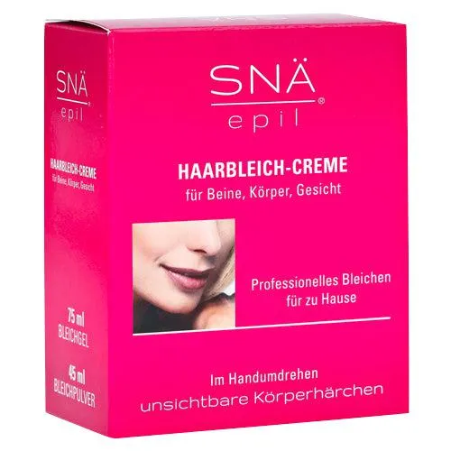 Creme de branqueamento de cabelo 1 conjunto