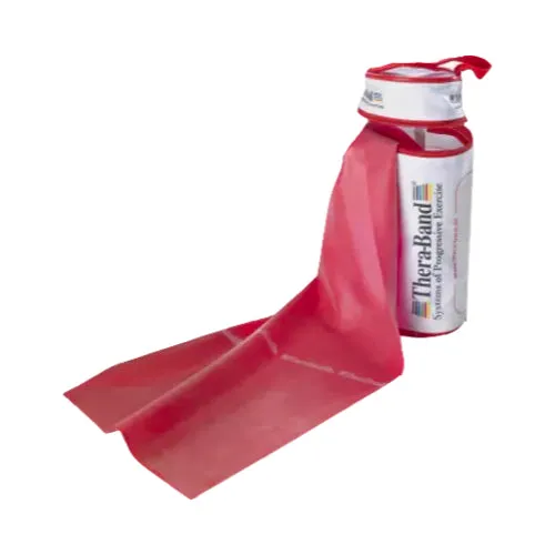 Thera banda 2,5m média vermelha forte 1 pcs