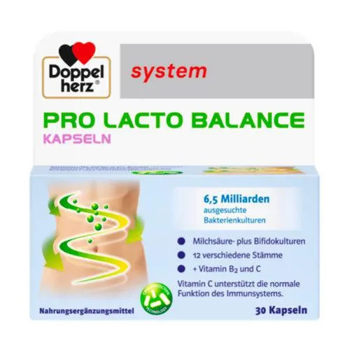 Cápsulas de equilíbrio pro lacto do System doppelherz 30 pcs