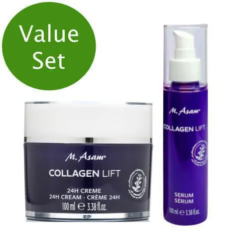 M ASAM COLAGEN XXL SET: LIFT 24H CREMA XXL 100 ML + SERUO DE LIFRA XXL 100 ML
