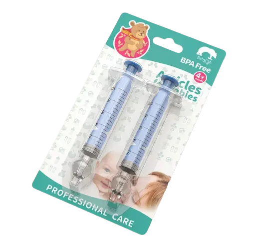 Kit Lavagem Nasal Bebé +4m - 2 Unidades Azul