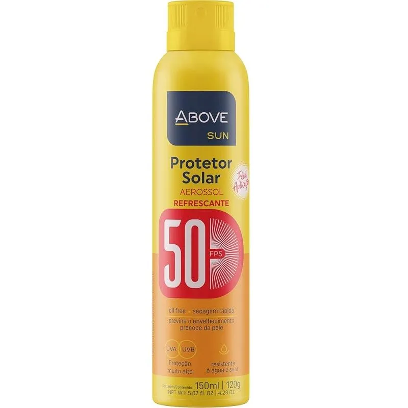 ABOVE PROTETOR SOLAR SUN AEROSOL FPS50 150ML