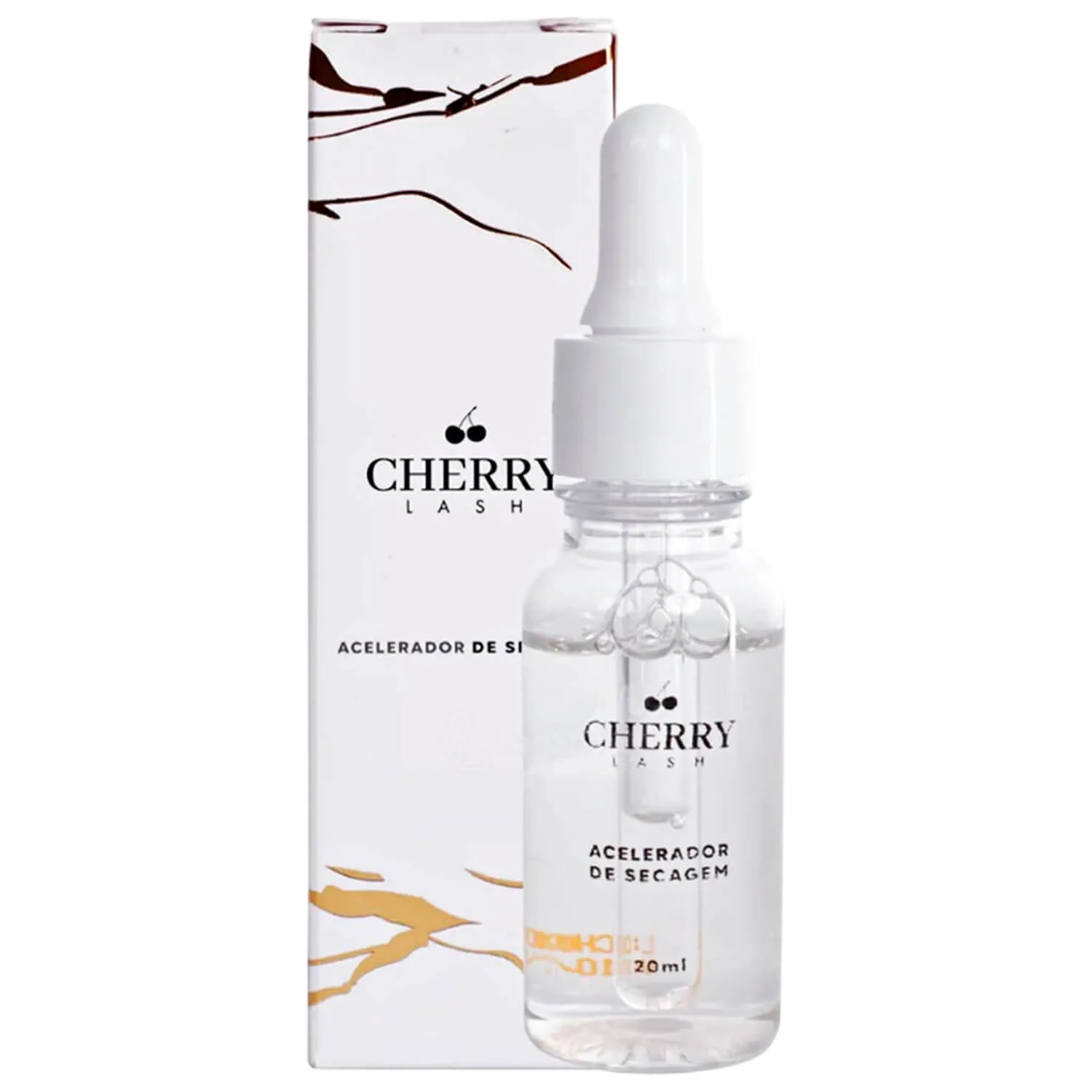 Acelerador de Secagem Cola Cherry para Extensão de Cílios 20ml