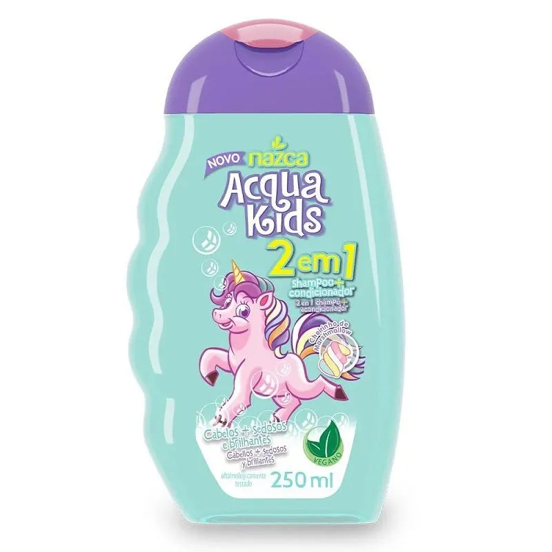 ACQUA KIDS SHAMPOO/CONDICIONADOR 2EM1 MARSHMALLOW 250ML