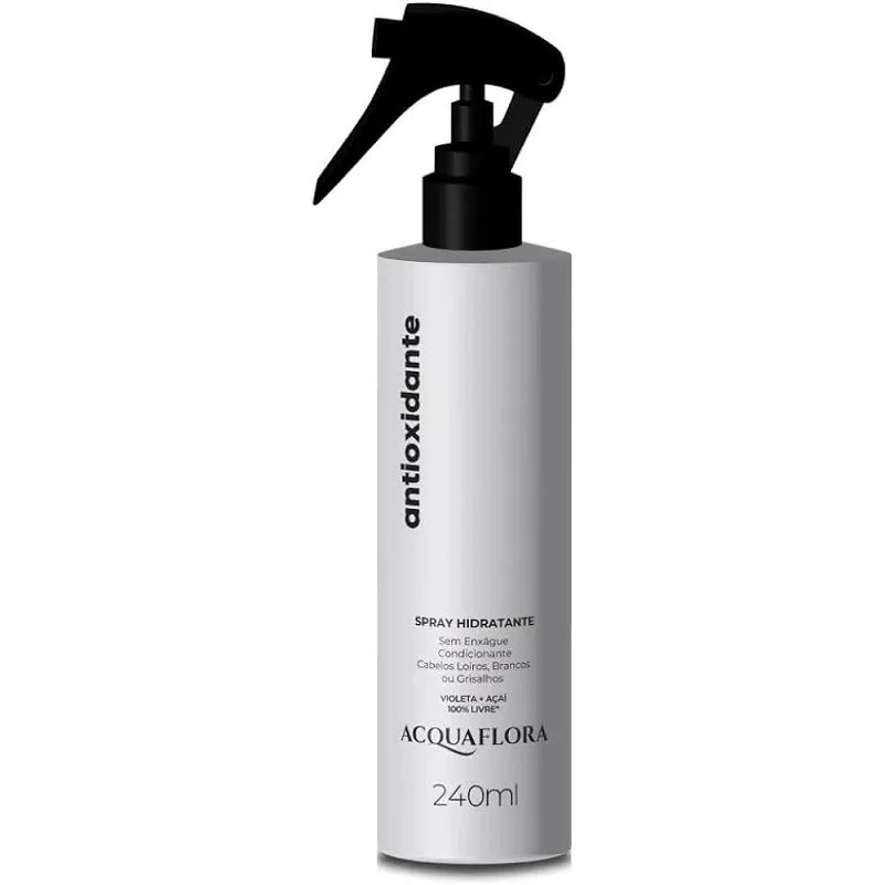 Acquaflora Spray Hidratante Sem Enxague Condicionante Antioxidante 240ml
