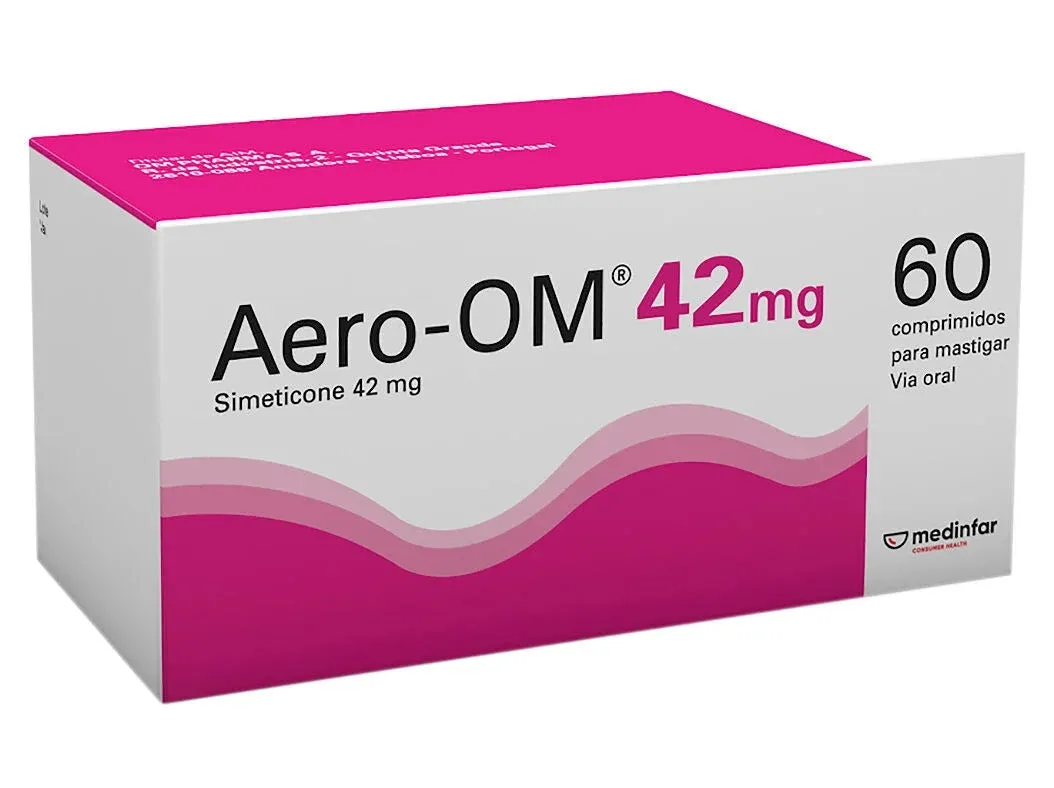 Aero-OM, 42 mg x 60 Comprimidos Mastigáveis