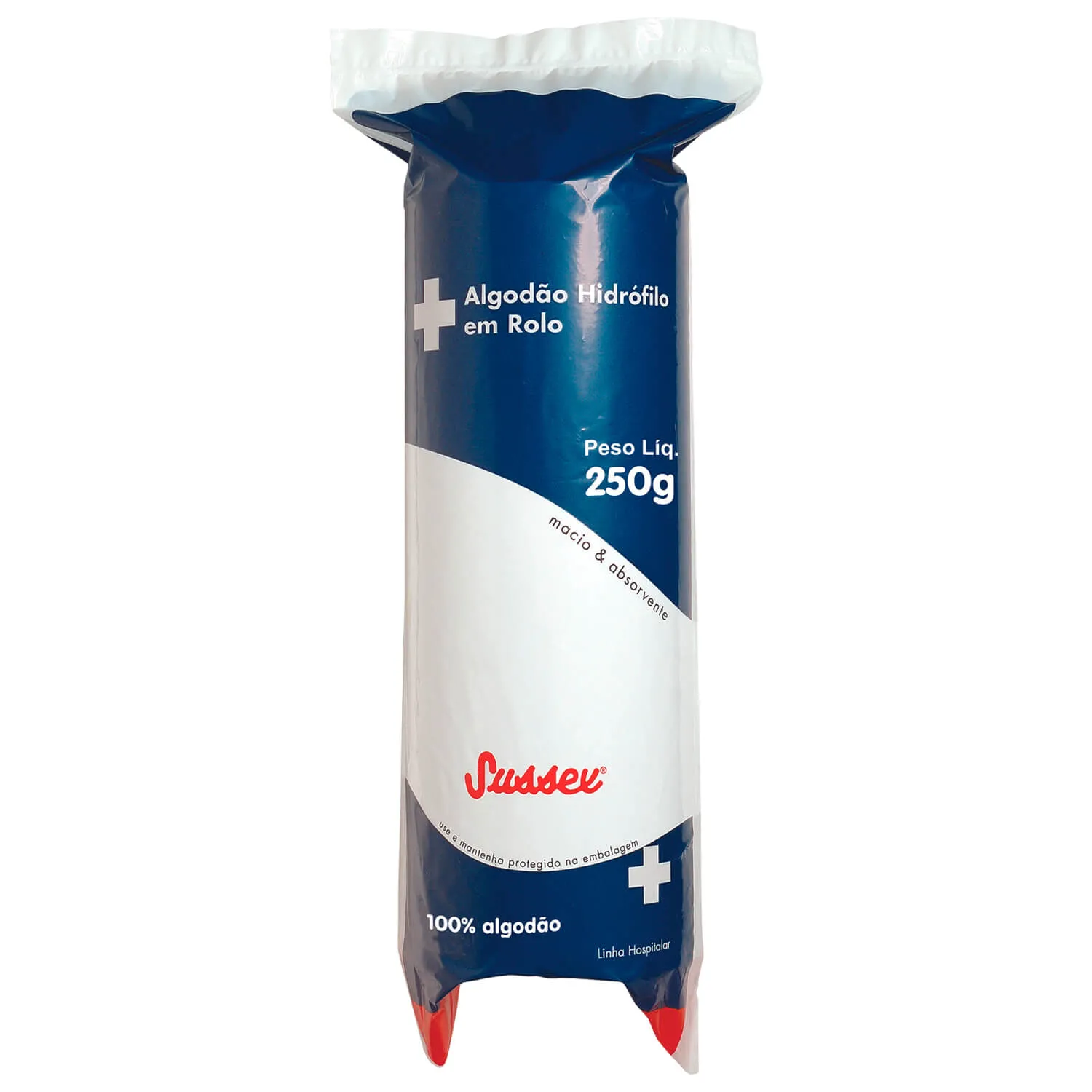 Algodão Hidrófilo Sussex Rolo 250g