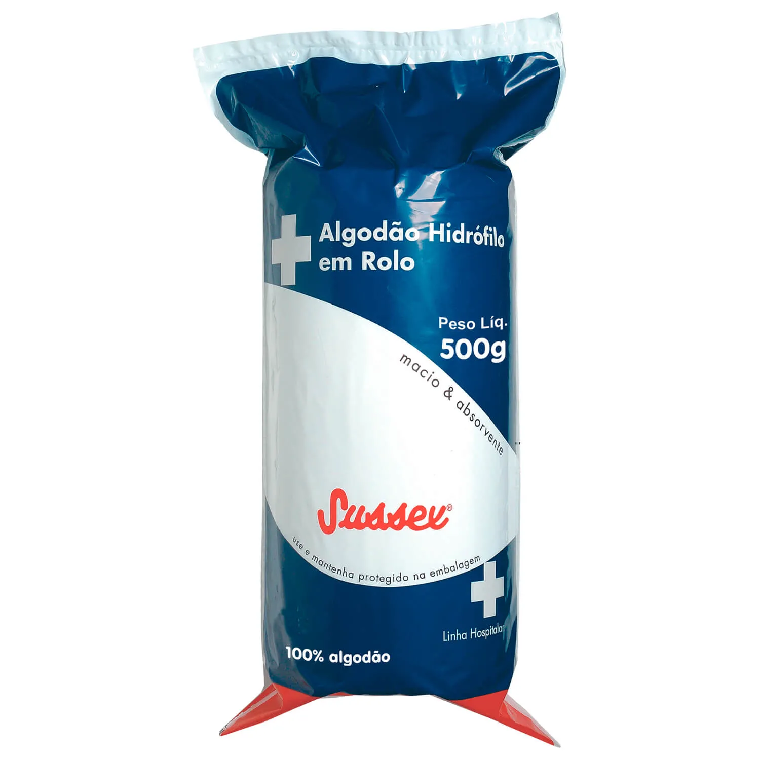 Algodão Hidrófilo Sussex Rolo 500g