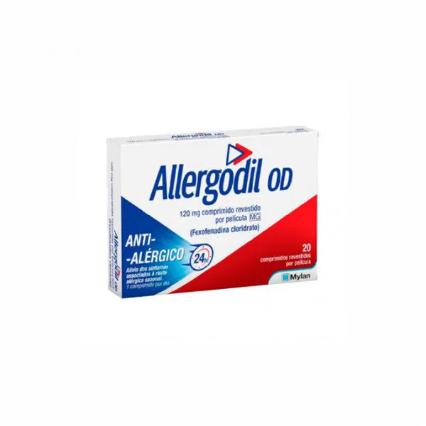 Allergodil OD 120mg 20 comprimidos