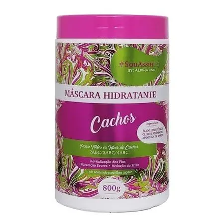 ALPHA LINE MASCARA SOU ASSIM CACHOS 800G