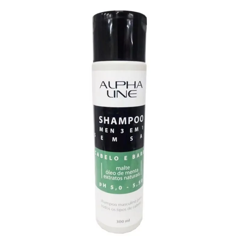 ALPHA LINE SHAMPOO MEN 3EM1 300ML