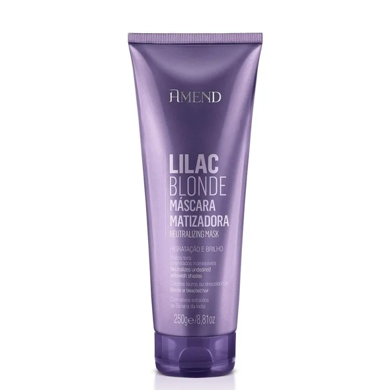 Amend Máscara Matizadora Lilac Blonde 250g