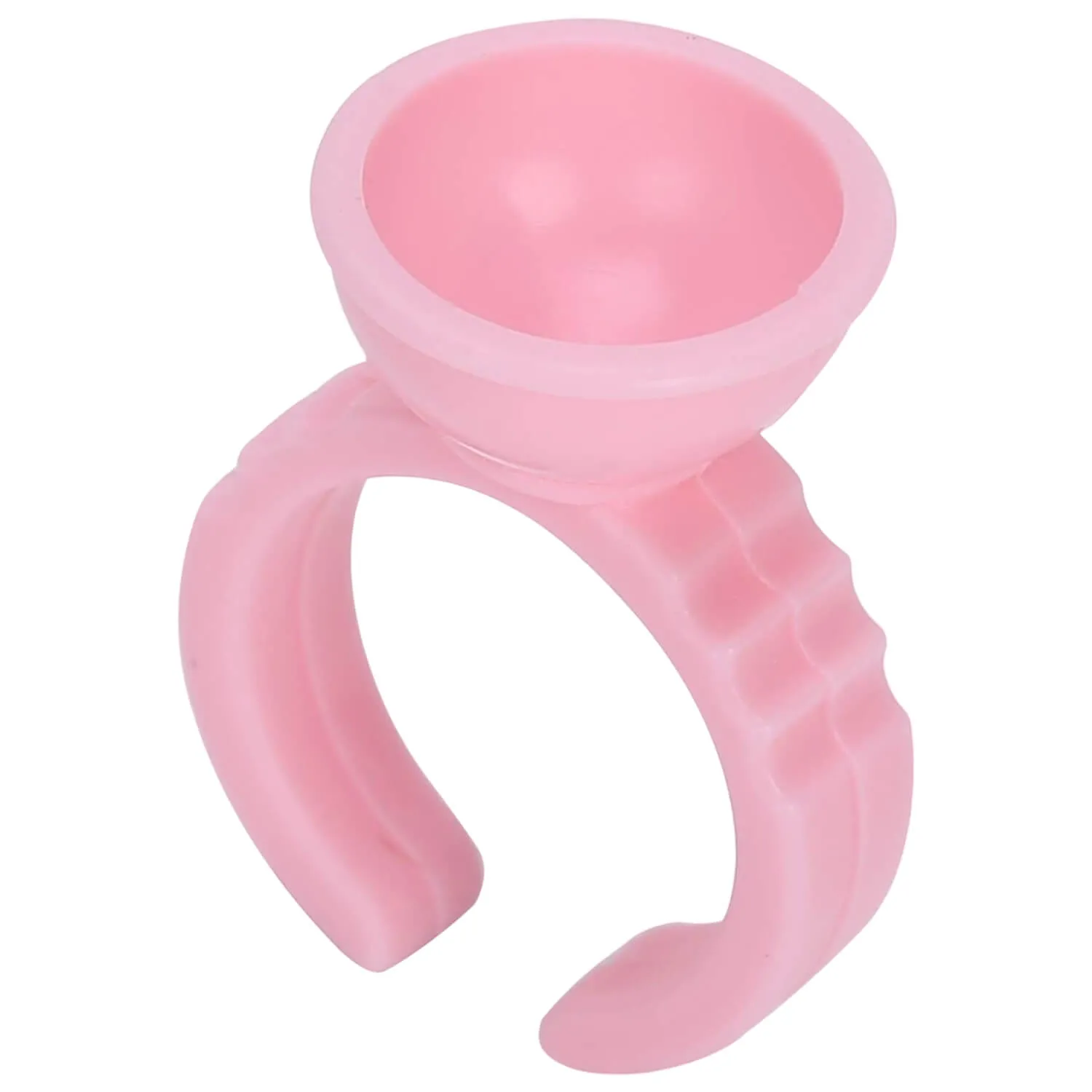 Anel Porta Cola para Alongamento de Cílios 50un