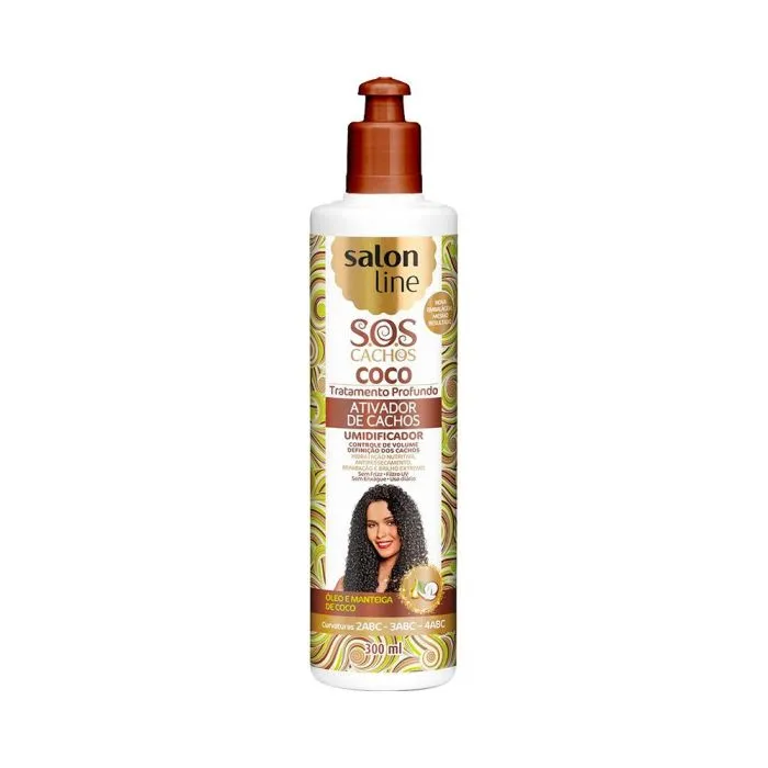 Ativador De Cachos Salon Line S.O.S Cachos Coco 300mL