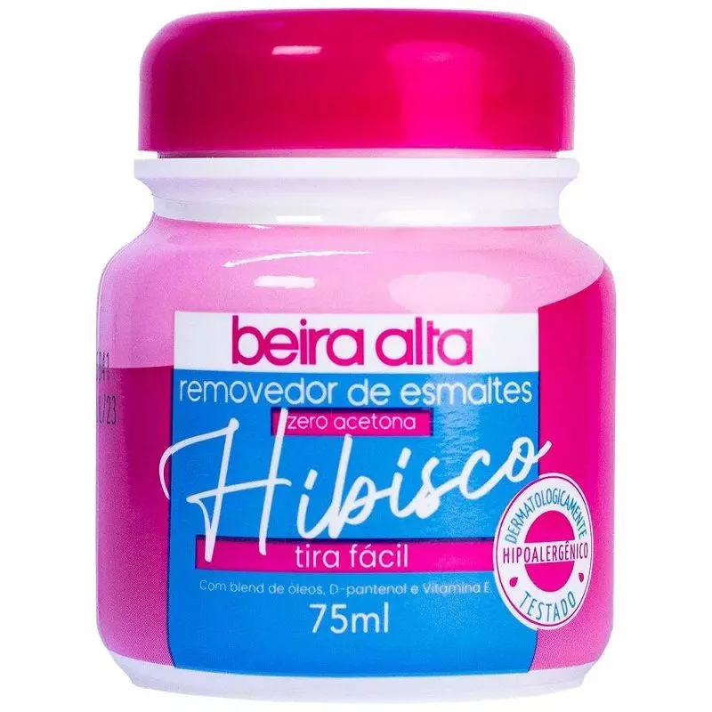 BEIRA ALTA REMOVEDOR ZERO ACETONA HIBISCO 75ML