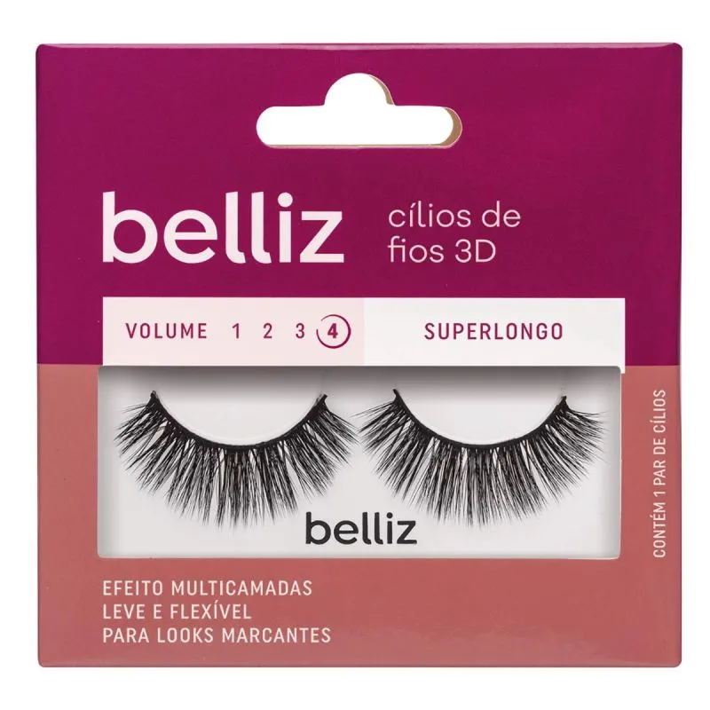 BELLIZ CILIOS 3D SUPER LONGO volume 4