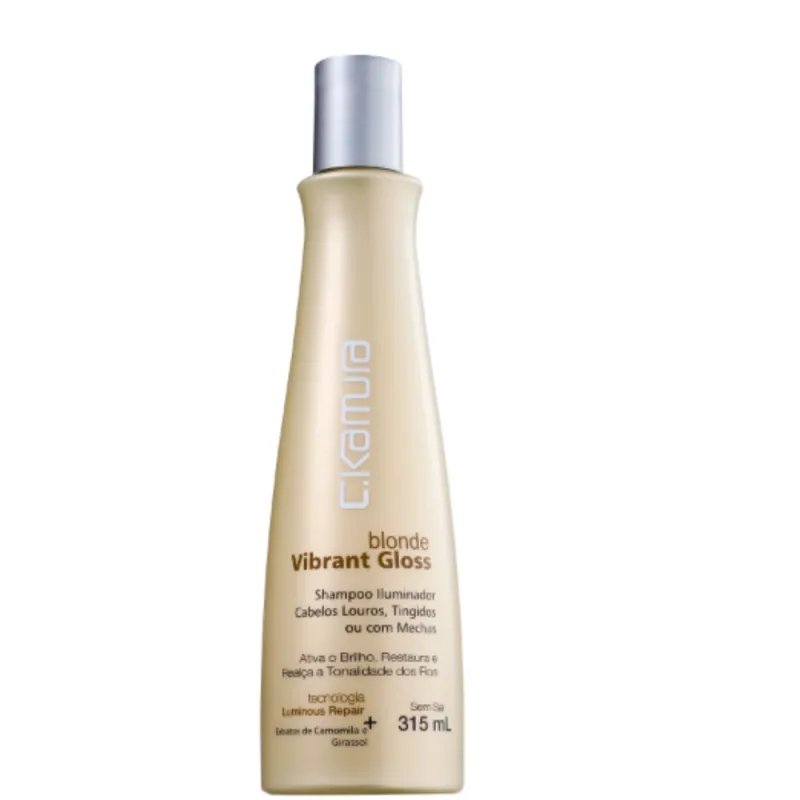 C.Kamura Blonde Vibrant Gloss Shampoo Clareador 315ml