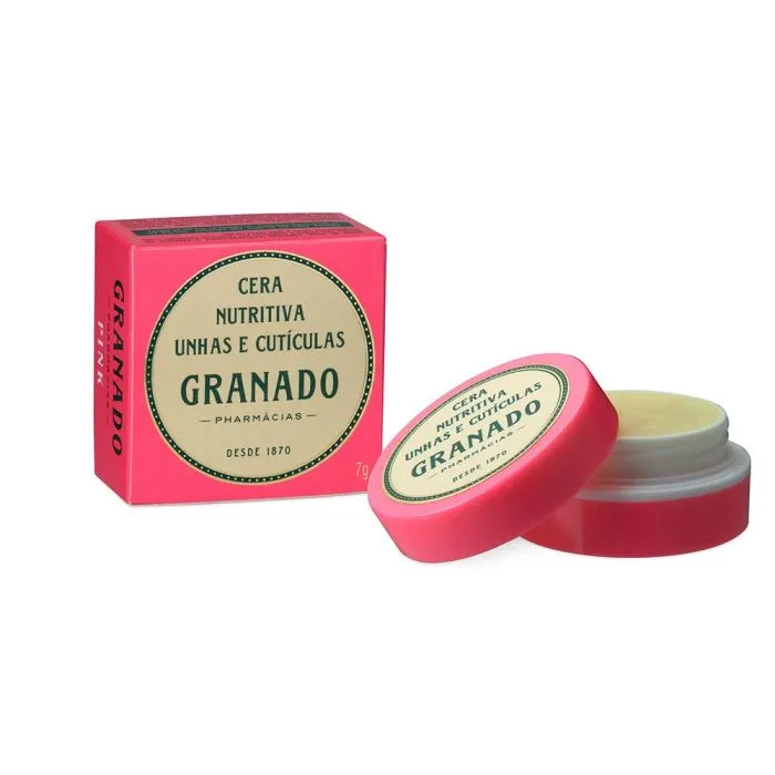 Cera Nutritiva Unhas E Cutículas Pink Granado Rosa 7G