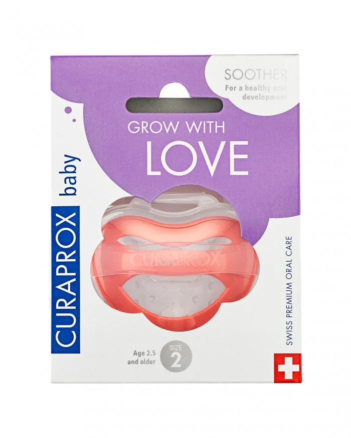 Curaprox Baby Chupeta T2 Coral - Lote 005