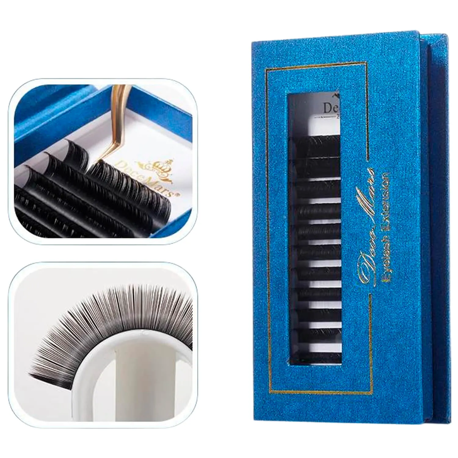 Cílios Decemars Ellipse Flat Tesourinha